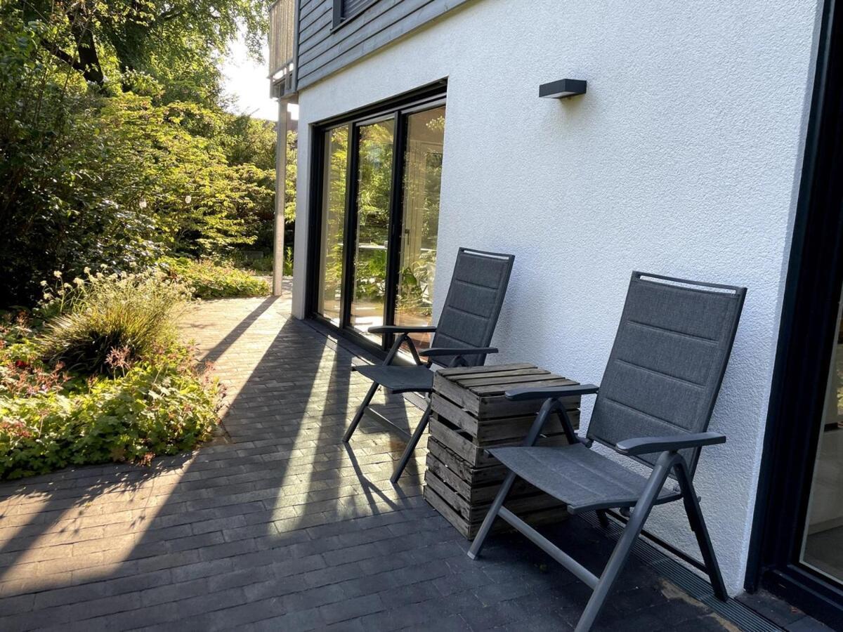 Modernes Holzhaus Im Skandinavischen Stil Mit Sauna, Garten Und 2 Katzen Νόρντερστεντ Εξωτερικό φωτογραφία