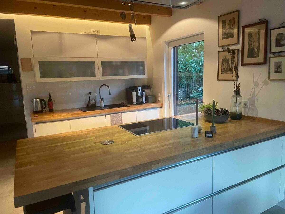 Modernes Holzhaus Im Skandinavischen Stil Mit Sauna, Garten Und 2 Katzen Νόρντερστεντ Εξωτερικό φωτογραφία