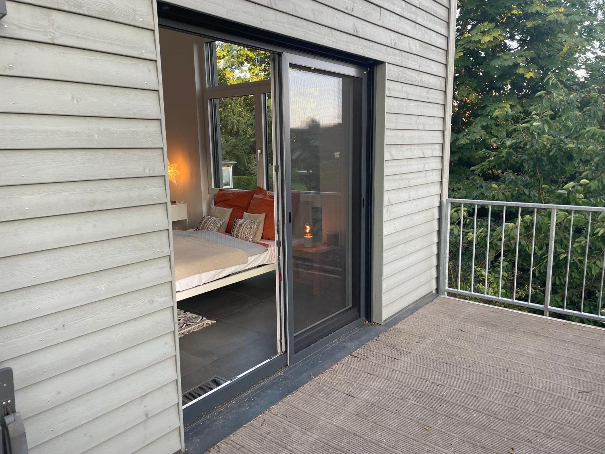 Modernes Holzhaus Im Skandinavischen Stil Mit Sauna, Garten Und 2 Katzen Νόρντερστεντ Εξωτερικό φωτογραφία